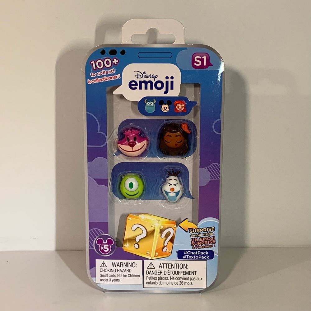🏰 DISNEY EMOJI CHAT PACK SERIES 1 PACK OF 5 FIGURES 🏰